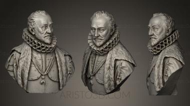 Busts and bas-reliefs of famous people (BUSTC_0649) 3D model for CNC machine